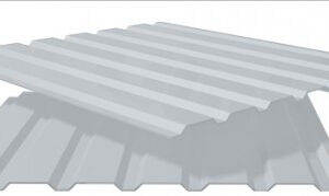 Профнастил ПС-20 RAL 9006 ⁇ PE ⁇ 0.4 ⁇ Nippon