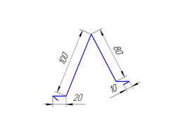 Снігозатримач 0,45 мм 3011 глянець Китай - Зображення 2