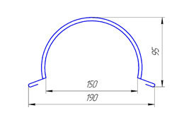 Конек напівкруглий - Зображення 2