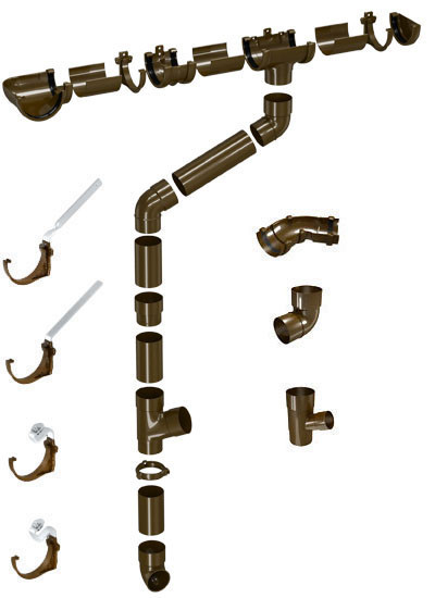 Кронштейн жолоба ПВХ Devorex Classic 120 - Зображення 9