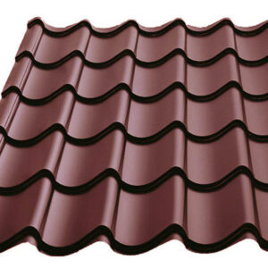 Металочерепиця Monterrey Plus у ЗD зрізі, Китай у матовому покритті PEMA 0,5 мм