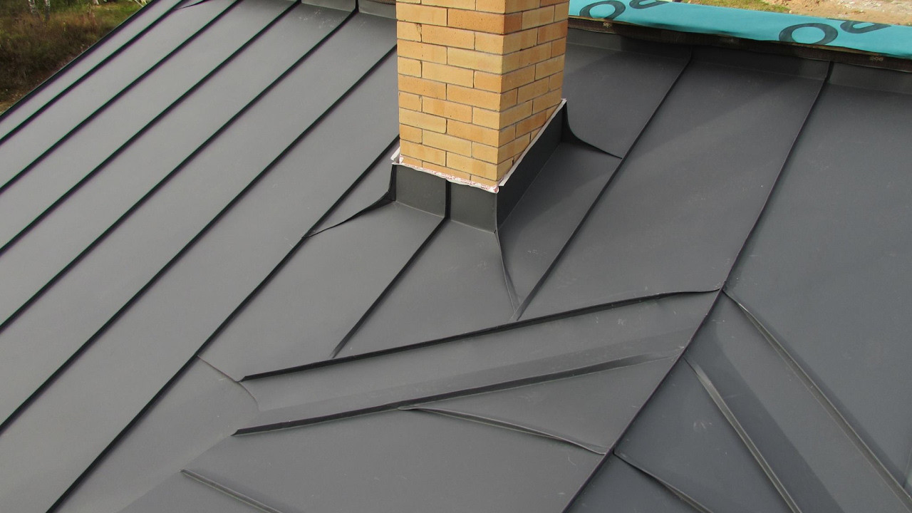 Фальцева покрівля. Клікфальц із матовим покриттям 0,45 мм. - Зображення 3