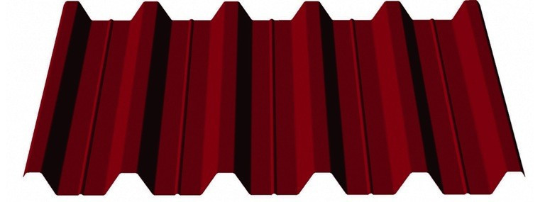 Профнастил ПК — 45 PEMA 0,45 мм, RAL-8017 Коричневий. - Зображення 3