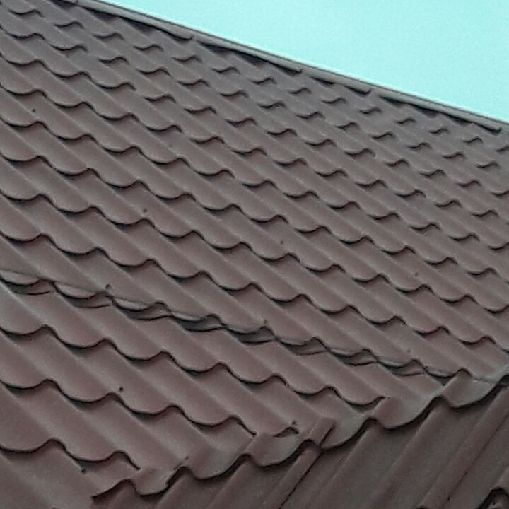 Металочерепиця ⁇ Арсенал Центр ⁇ 0,45 мм RAL 8017 (коричневий мат) Італія. - Зображення 4