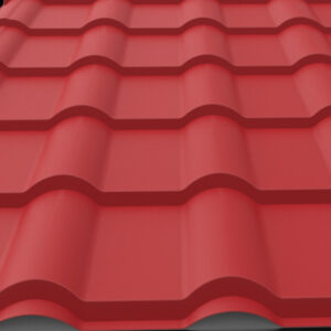 Металочерепиця Мюнхен RAL 3011 0,45 мм глянець Китай, від Арсенал центр