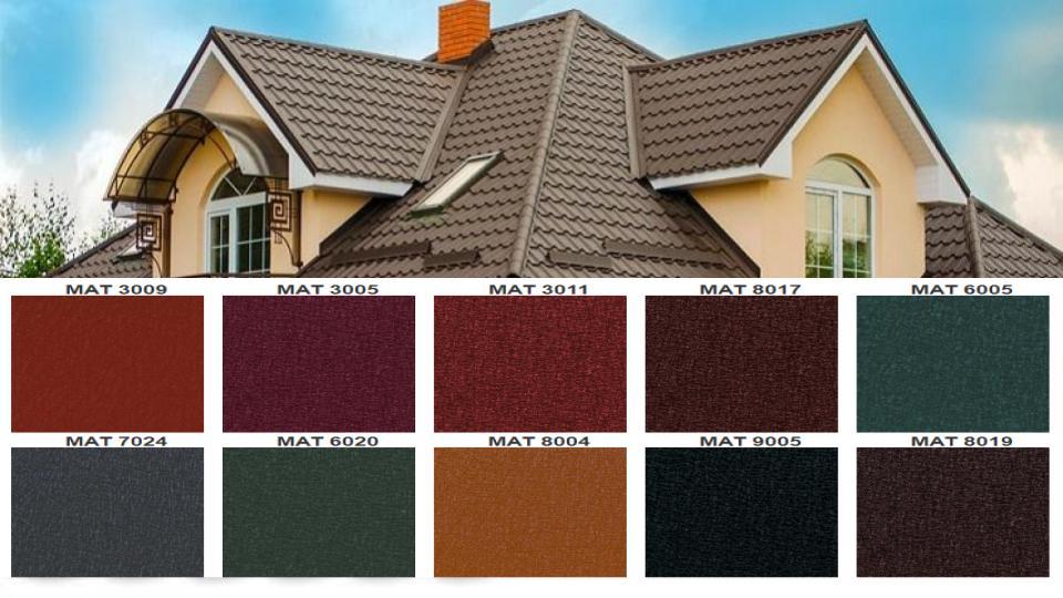 Металочерепиця "Blachy Pruszynski" Szafir 400 mm 0,45 мм RAL 8017 - Зображення 7