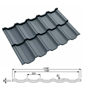 Металочерепиця LOARA 0,5 мм — Blachy Pruszynski - Зображення 4