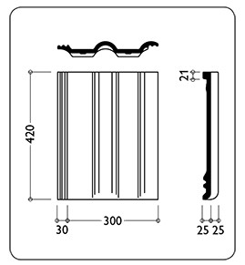 Цемент піщана черепиця BRAAS - Taunas - Зображення 6
