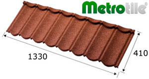 Композитна черепиця Metrotile (Метротайл) Red - Зображення 8