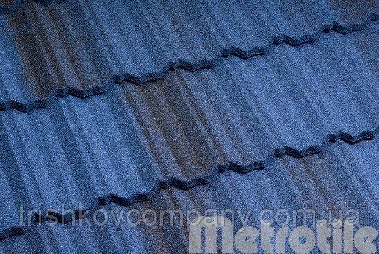 Композитна металочерепиця - Metrotile CLASSIC Thunderblue #Метротайл