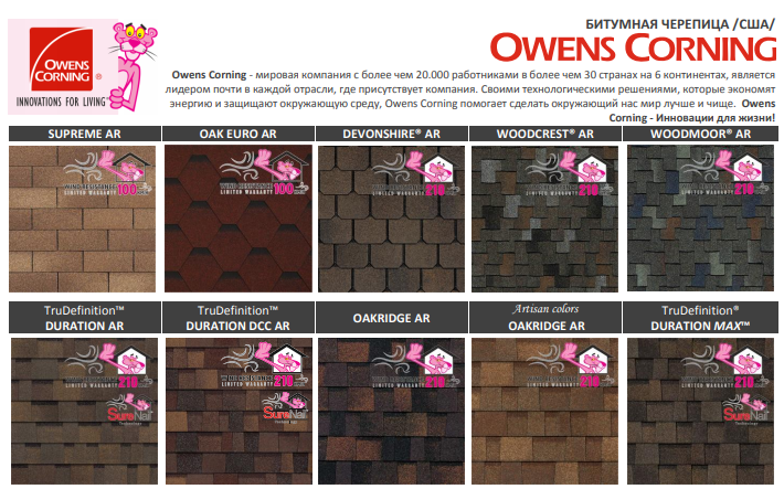 Бітумна черепиця "Owens Corning" Duration DCC AR - Зображення 6