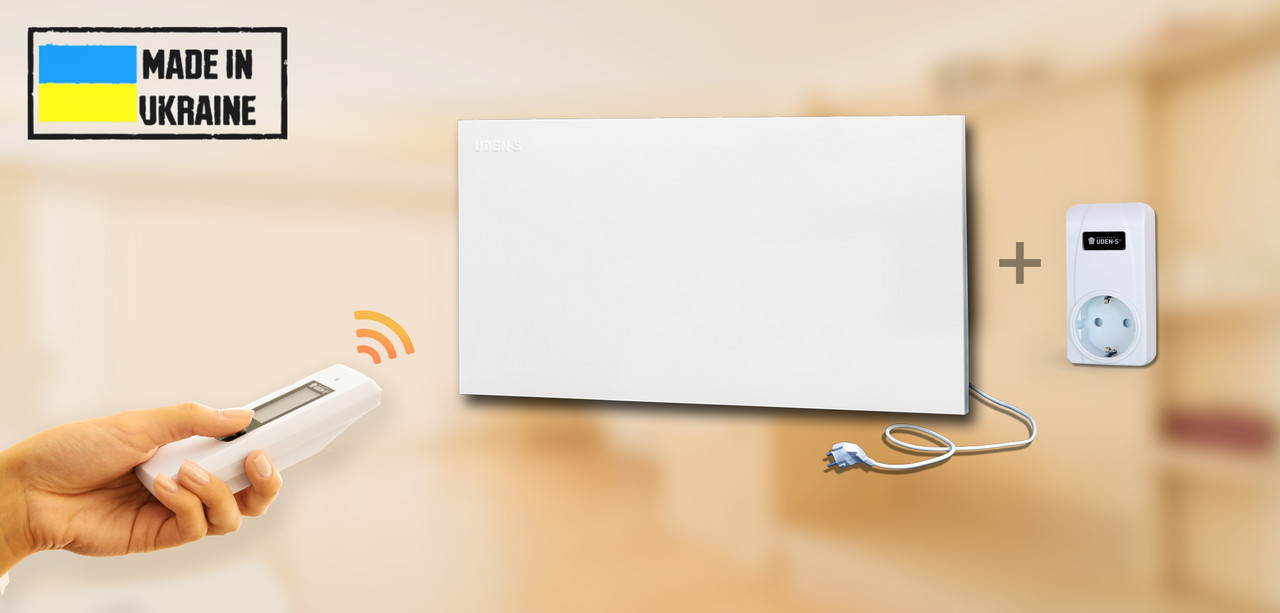 Керамічний нагрівач UDEN-700 "універсал" + терморегулятор wifi TW - Зображення 2