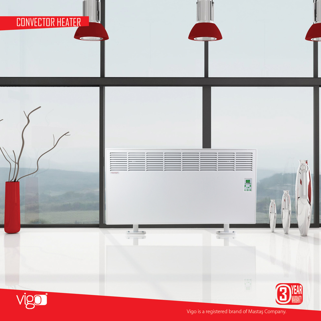 Конвектор MASTAS Vigo E25 - 2500W - Зображення 4