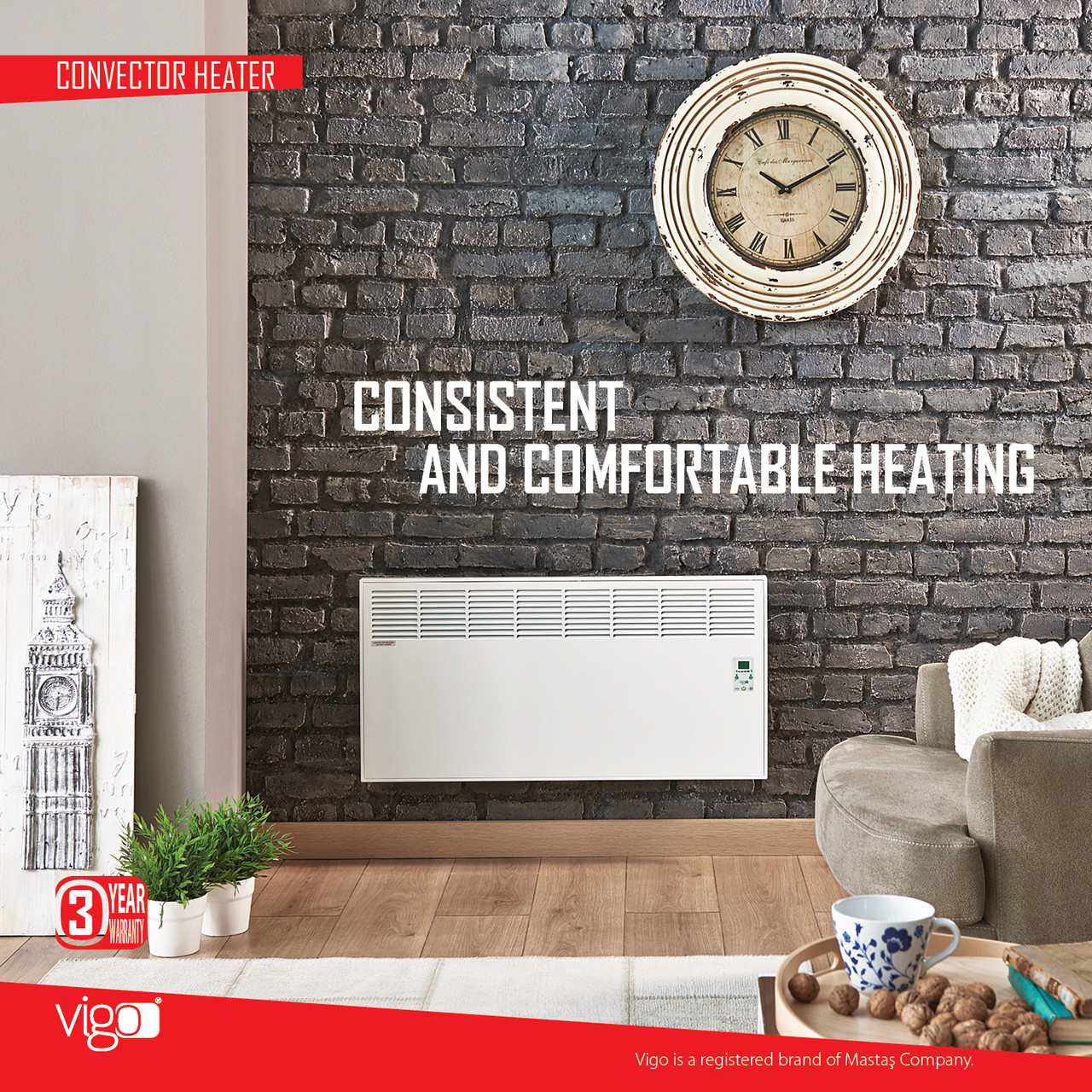 Конвектор MASTAS Vigo E25 - 2500W - Зображення 6