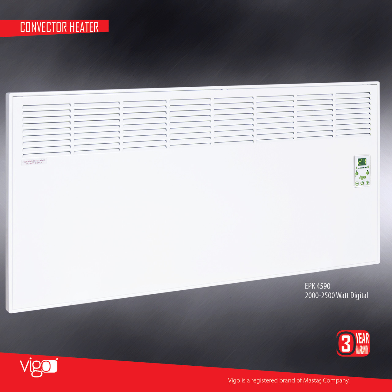 Конвектор MASTAS Vigo E25 - 2500W - Зображення 2