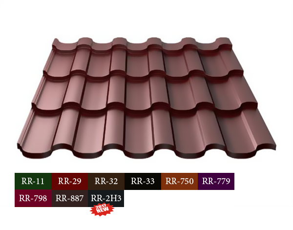 Металочерепиця — Ruukki Adamante RR 33- PUREX — Crown BT/Ruukki 40 - Зображення 6