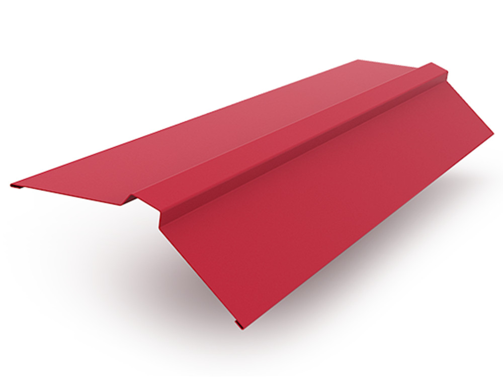 Конек для металочерепиці фігурний КП-3 — 0,47 мм Італія RAL 3005 matt "Термастил" - Зображення 8