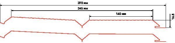 Металосайдинг "фальшбрус біле дерево" Дахсервіс - Зображення 2