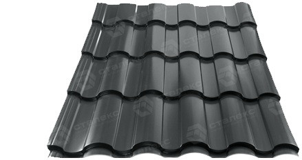 Металочерепиця VALENCIA 0,50 мм PEMA RAL 8004 Німеччина - Зображення 7