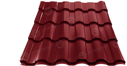 Металочерепиця VALENCIA 0,50 мм PEMA RAL 8019 Німеччина - Зображення 9