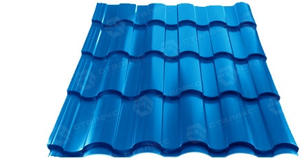 Металочерепиця ⁇ VALENCIATM ⁇ 0,45 мм PEMA RAL 7024 Італія - Зображення 9