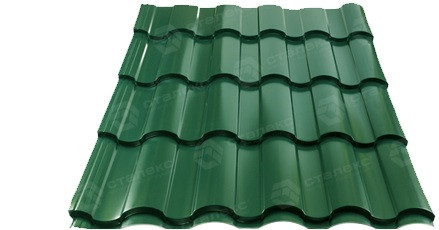 Металочерепиця VALENCIA 0,50 мм PEMA RAL 8004 Німеччина - Зображення 9