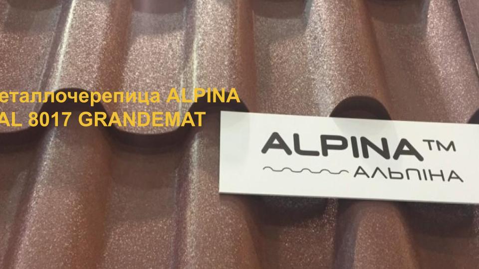 Металочерепиця RAL 8017 ALPINA 0,45 мм PEMA (Optima Steel) - Зображення 4