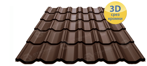 Металочерепиця MAXIMA 0,45 мм PEMA RAL 5005 Італія - Зображення 9