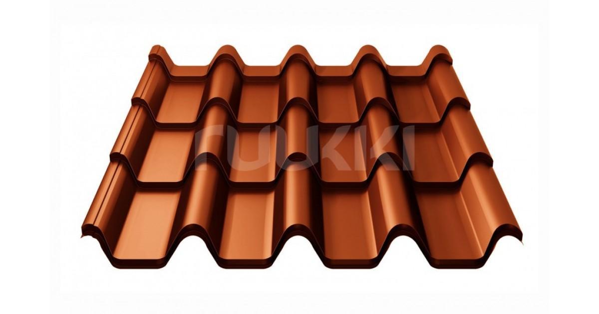 Металочерепиця Armorium "RUUKKI" ™ | RR 750 | Pural Matt | - Зображення 4