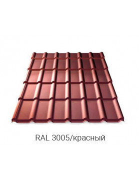 Металочерепиця Rannila DG 4345 PEMA 6005 - Зображення 4