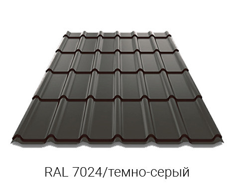 Металочерепиця Rannila DG 4345 PEMA 6005 - Зображення 3