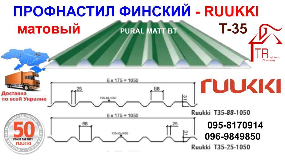 Профіль "Ruukki T-20-30W-1090 — 0,5 мм", CROWN BT • RUUKKI 40 RR 32 • - Зображення 6