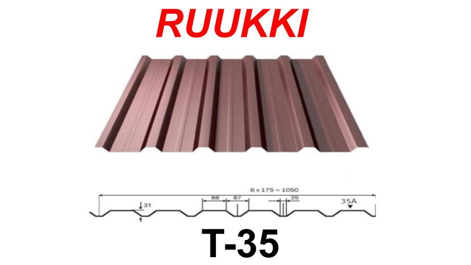 Профнактил RanTech ⁇ 0,45 мм ⁇ Т-35 ⁇ RAL 8017 mat - Зображення 5