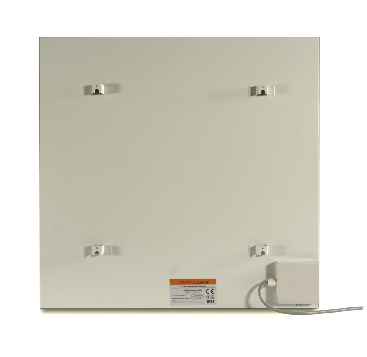 Керамічний обігрівач Teploceramic TC 395 білий - Зображення 3