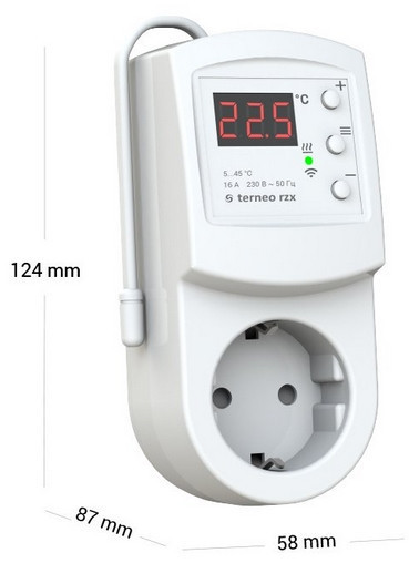 Терморегулятор Terneo RZX WI–FI програмований