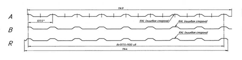 Профнактил Кровільний PP-20 0,45 мм PE RAL 8017 SUNTILE - Зображення 6