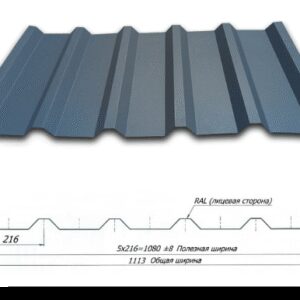 Профнастил Кровільний НС-35 0,45 мм PE RAL 8017 SUNTILE