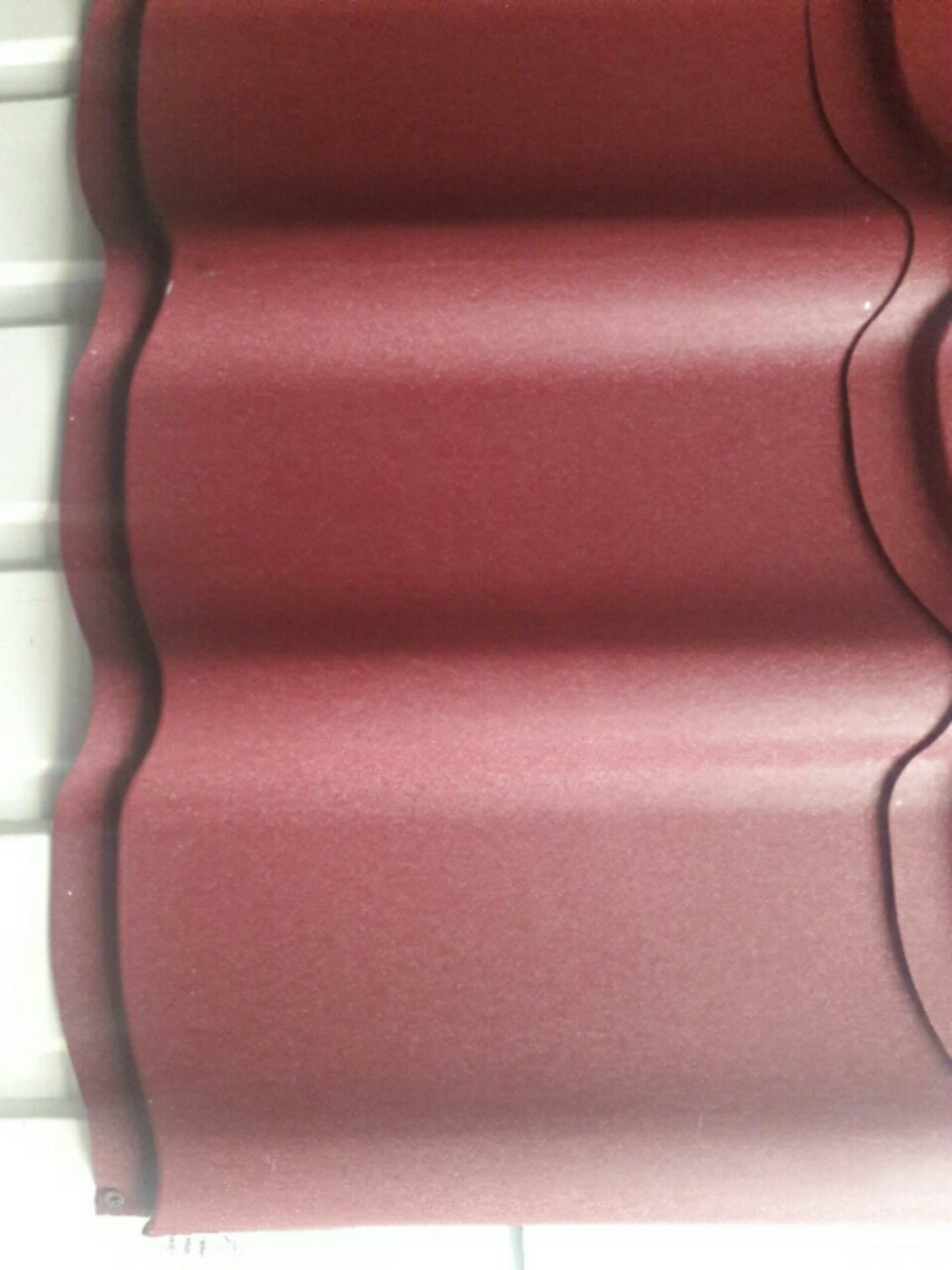 Металочерепиця Корейська 0,45 мм RAL 8019 "Rauni Standart" - Зображення 5