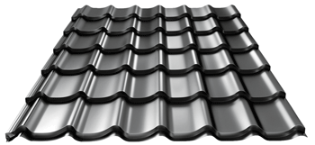 МЕТАЛЛОЧЕРЕПИЦА - OMEGA НВН RAL 7024 Arcelor Mittal Германия - Зображення 3