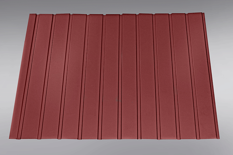 Профільований настил НС 8, PE Китай 0,43 мм RAL 3005