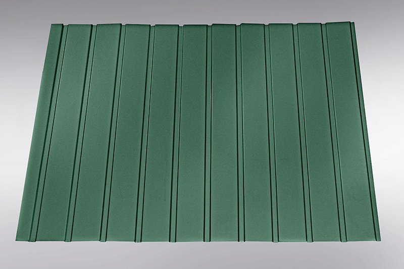Профільований настил НС 8, PE Китай 0,43 мм RAL 3005 - Зображення 2