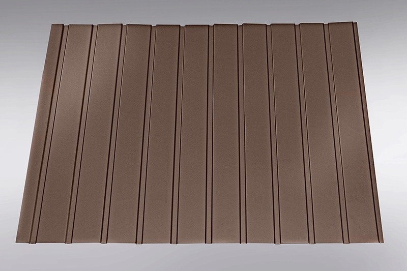 Профільований настил НС 8, PE Китай 0,43 мм RAL 3005 - Зображення 3