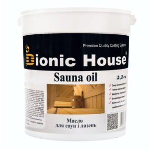 Олія для оброблення саун Bionic-House 2,5 л Безбарвна