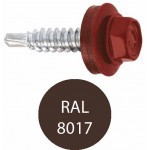 Саморіз покрівельний для металу колір RAL 19 мм / УПК 250 шт.