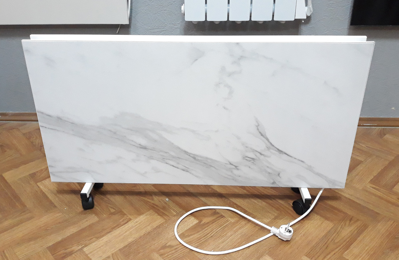 Подвійний керамічний обігрівач c програматором Flyme 1200PW білий камінь - Зображення 3