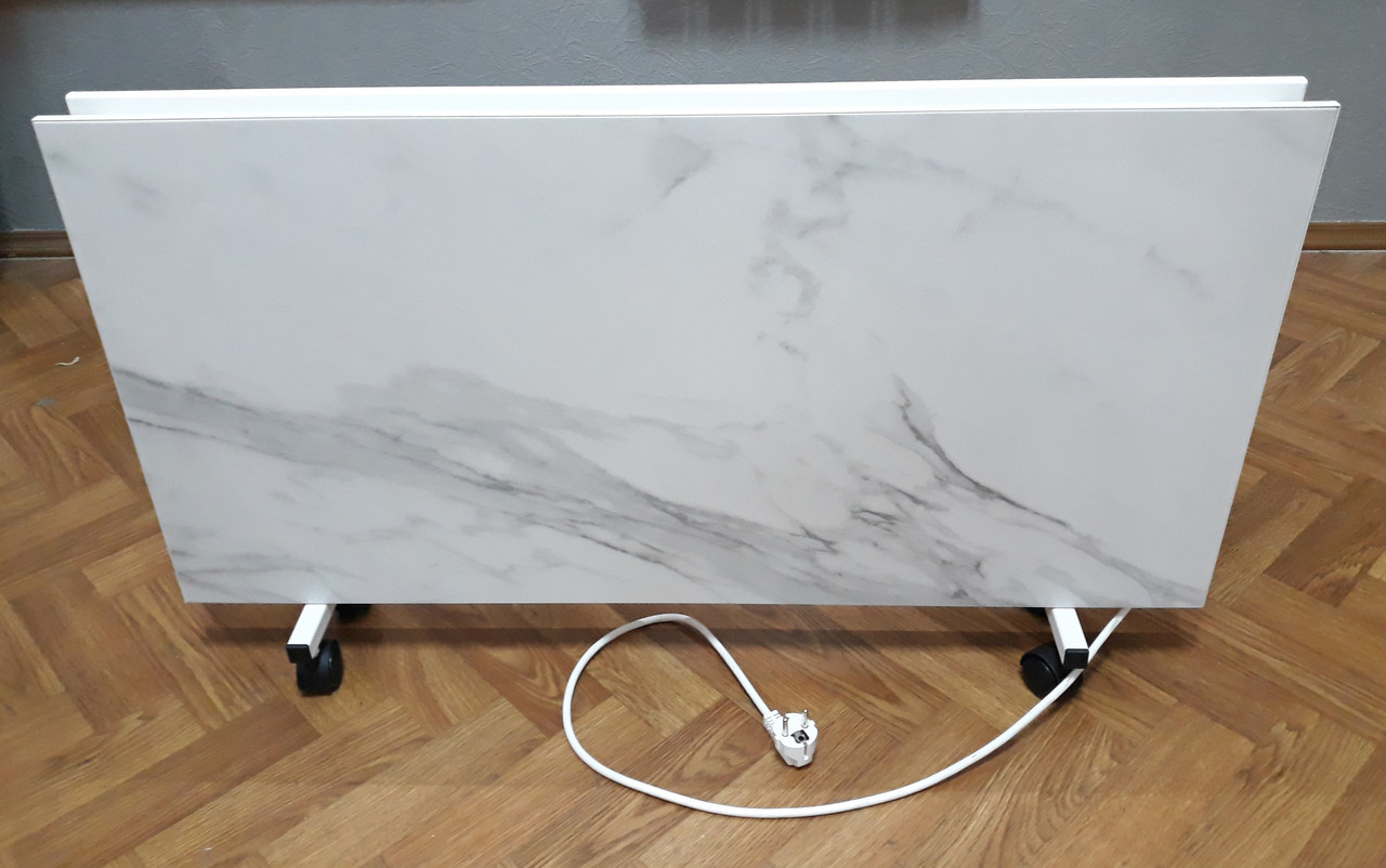 Подвійний керамічний обігрівач c програматором Flyme 1200PW білий камінь - Зображення 4