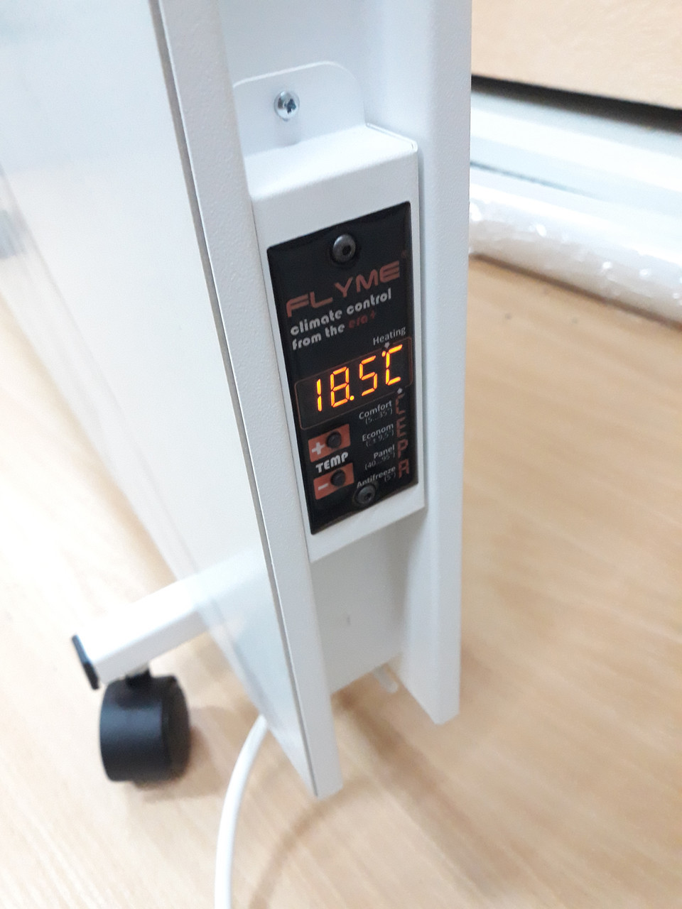 Подвійний керамічний обігрівач c програматором Flyme 1200PW білий камінь - Зображення 9