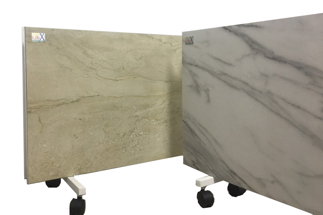 Підлоговий керамічний Електроперегрівач "LIFEX Double Floor ПКП-1200" Двосторонній Конвектор - Зображення 2