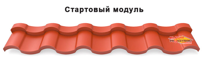 Arad модульна черепиця 0.5 мм RR 033 Purmat Pruszynski прихований монтаж - Зображення 7