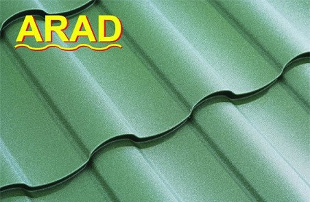 Модульна черепиця Арад Smart 0.5 mm PURMAT RAL 8017 ARAD® Blachy Pruszynski. - Зображення 10